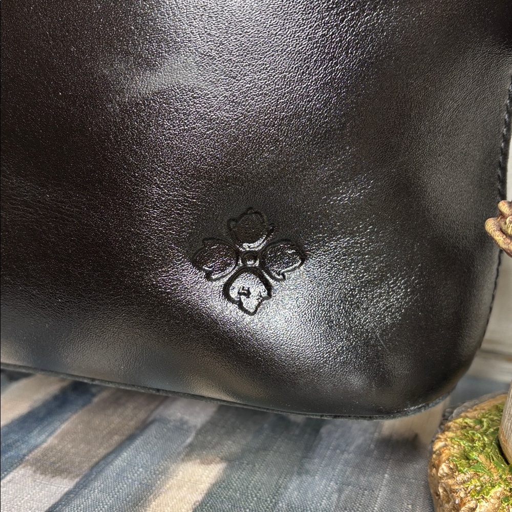 Patricia Nash Black Leather Tote - Picture 2 of 8